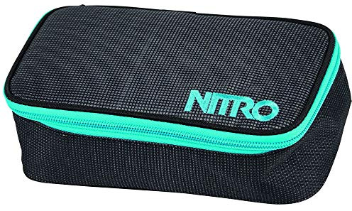 Nitro Pencil Case XL Inkl. Geo Dreieick & Stundenplan, Federmäppchen, Schlampermäppchen, Faulenzer Box, Federmappe, Stifte Etui