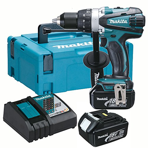 Perceuse à percussion 18V LXT (2x3.0 Ah) en MAKPAC - MAKITA DHP458RFJ