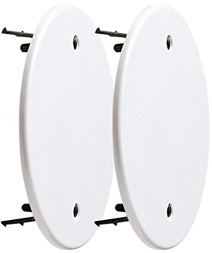 Vimar 0T02646 Coperchio rotondo D94mm con griffe bianco 2 pezzi