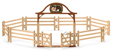 Schleich 42434 Spielset - Pferdekoppel mit Eingangstor (Horse Club)