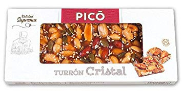 Picó - Turrón Cristal - Turron de Calidad Suprema - Ideal para Disfrutar en Familia- 200 g