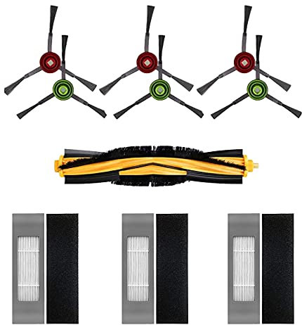 Filter Bürste Ersatzteile Zubehör Set für Ecovacs DEEBOT OZMO T8 T8 AIVI T8 AIVI+ T8+T9 T9+ Staubsauger Roboter