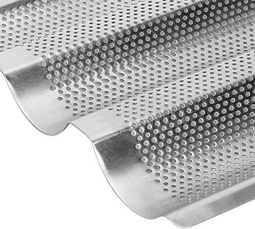 Baking Tray stainless steel french bread pan Stainless Steel Material Pan stainless steel baking tray for Bread for Bakery Baking Sheets