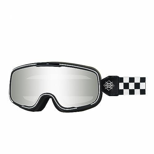 HONCENMAX Hochwertige Motorradbrillen Schutzbrille, Motocross Brille für Helm - Anti Fog UV Schutzbrille - für Outdoor Aktivitäten Motocross Skifahren Radfahren Wandern Tag und Nacht Verwendung
