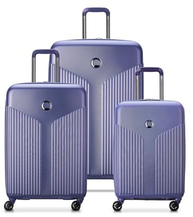 DELSEY Paris Comete 3.0 Hardside Erweiterbares Gepäck mit Spinnrollen, Lavendel, 3-Piece Set (20/24/28), Comete 3.0 Hardside Erweiterbares Gepäck mit Spinnrollen