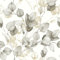 Muriva Papier peint feuilles d'eucalyptus – Papier peint sur le thème floral/nature – Papier peint moderne pour salon, chambre à coucher, couloir – Naturel/Or