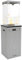 KRATKI Patio Light - Terrassenheizer Gas 8,2 kW - Set mit Reduzierstück - Heizstrahler Terrasse - Heizpilz für Garden - Gartenkamin - Deko Terrasse Outdoor