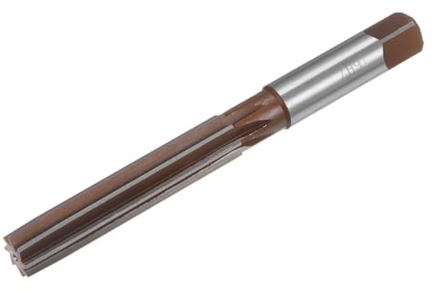 sourcing map Handreibahle, 16 mm, H7, metrischer Reibahlenbohrer für Metall, Holz, Lochreiben, gerade Rillen, 9SiCr, Schneidwerkzeug aus legiertem Stahl