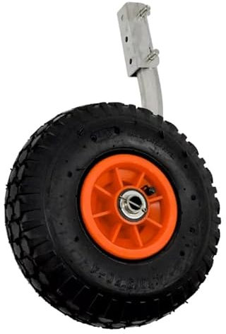 NOARD | Edelstahl Slipräder Transporträder für Boote | Klappbar | Einfache Montage | 26.5cm Reifen | Inkl. Schrauben und Muttern | Ideal für Schlauchboote