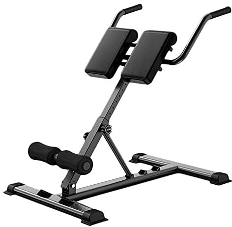 JJKJYXGS Hyperextension Roman Chair, verstellbare Beinpresse, Faltbare Trainingsgeräte, Rückenverlängerungsbank für Bauchtraining im Fitnessstudio zu Hause