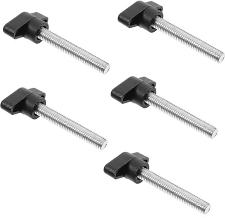 PLAFOPE 5stücke Schrauben Mit Rändelschraube Für Maschinen Rändelschraubenknopf Schrauben Mit Flügelknopf Kleine Rändelschrauben Befestigungselemente