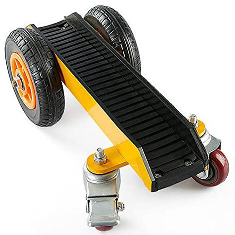 ABBNIA Wood Mover with 300kg Capacity - Heavy Duty Panel Dolly I-Beam Width 3.4-7.87 - Solid Tyre Wheels for Glass, Plywood, and More