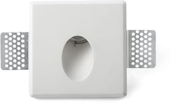 Faro Tuk Plaster Recessed Wall Lamp White 2700K