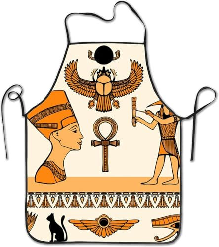 Premium Malschürze Ägyptisches Tattoo Grillschürzen Verstellbare Backschürze Personalisiert Schürze Für Malerei Café