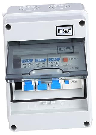 Artibetter Wege-leistungsschalter Miniatur-leistungsschalter Mit Fehlerstrom-schutz Fünf-wege-leistungsschalter Für Zuhause Und Gewerbe