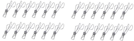 ULTECHNOVO 2ensembles Pince à Linge De Clips pour Vêtements Et Accessoires Utilisation Intérieur Et Extérieur Résistants Et