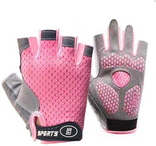 Kids-Fingerless-Cycling-Gloves Non-Slip Antislip Climbing Fingerless Gloves