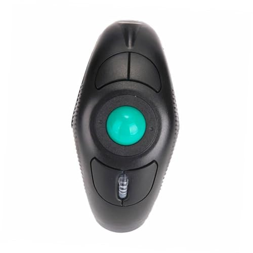 Veemoon Souris Portable sans Fil à Boule de Commande USB 2.4g Ergonomique en Plastique pour Ordinateur Portable, Forme Ergonomique, Utilisation Confortable pour Gauchers et Droitiers