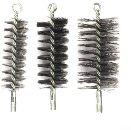 Brosse métallique en acier pour nettoyage en profondeur des hottes de laboratoire et cheminées (50 mm)