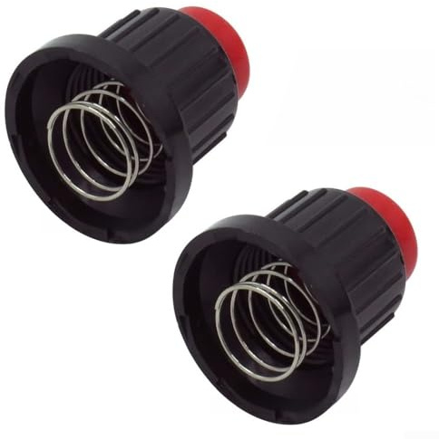 Tapa de repuesto para interruptor de encendido de pulso de calentador de gas, paquete de 2 para calentadores de patio al aire libre con mecanismo de resorte para un encendido suave