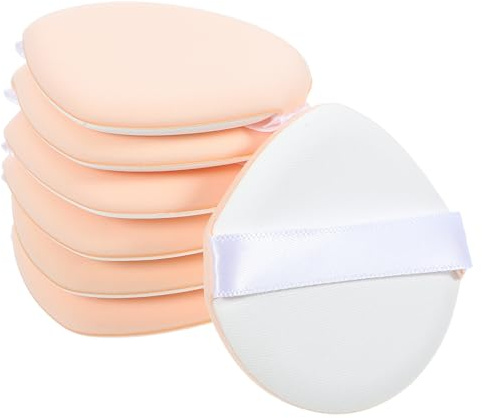 HOMSFOU Esponjas de Maquillaje para Polvo Facial 7 Piezas de Poliuretano Hidrofílico Uso Húmedo y Seco Tacto Cómodo para Mujeres