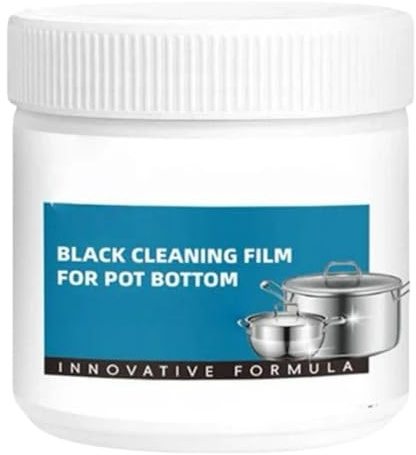 260g Powerful Burnt Residue Remover Paste for Cookware&Stainless Steel,Pan Cleaner for Burnt Pans,Cookware Derusting Cleaning Paste,Quick Cleaning Polish,Rust&Grease Remover for Stove Glass,Kitchen