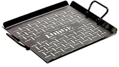 Lodge Carbon Steel Grilling Pan, Pre-Seasoned, 12-inch
