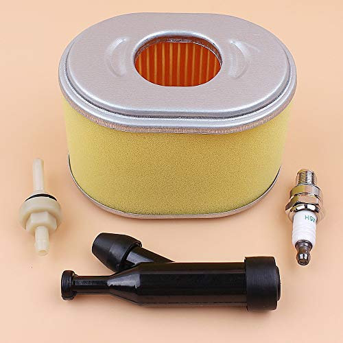 Beixi Zeit Luftfilter Zündkerzenstecker Filter Tune Up Kit for Honda GX140 GX160 GX200 17210-ZE1-822 17210-ZE1-505 5.5-6.5HP Gas Engine Motor
