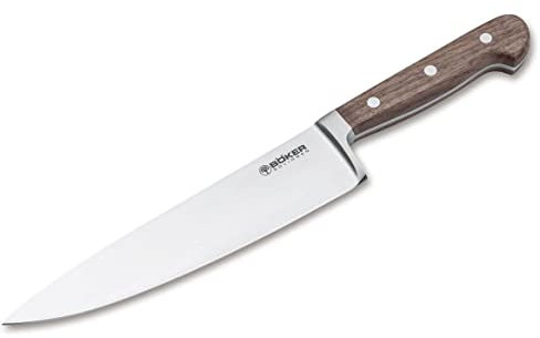 Böker Manufaktur Solingen Manufaktur Heritage Chefmesser Walnussholz/Edelstahl Braun-Silber, Klingenlänge: 21,00cm, 130906