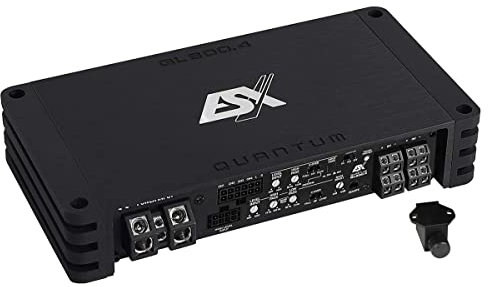ESX QL800.4 | 4-Kanal Class D Digital Verstärker 800 Watt RMS Ausgangsleistung in schwarz