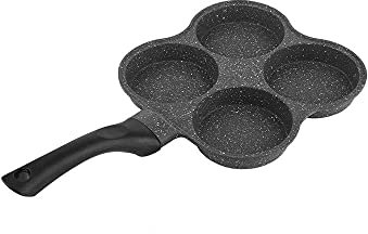 OQHAIR Pan 4-Hole Pancake Omelet Eggs Pan Frying Kitchen utensils Breakfast Maker Kitchen Utensil Saucepan Cookware