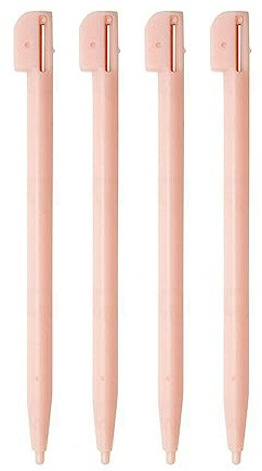 Lot de 4 stylets de rechange pour écran tactile de Nintendo DS Lite (DSL) Rose