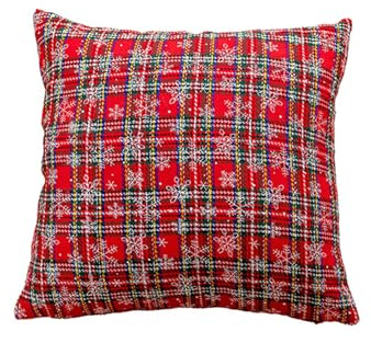 KATIAK Lanzar Funda de Almohada Cubierta De Tapa De Almohada De Almohada Cubierta De Cojín Roja para Almohadas Dormitorio De Dormitorio De Almohadilla Cubierta De Almohada 2 Pcs-B-45 * 45 Cm