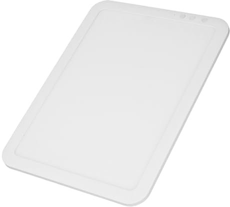 LED Licht Pad, Kabellos Batteriebetrieben Leuchtkasten, Leuchttafel zum Nachzeichnen, Leuchttisch Wiederaufladbar, 35 X 26cm, 3 Farbmodi 6 Helligkeitsstufen, für Malen