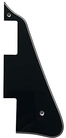 Passend für Les Paul All LP Style Gitarren Pickguard (4-lagig, schwarz)