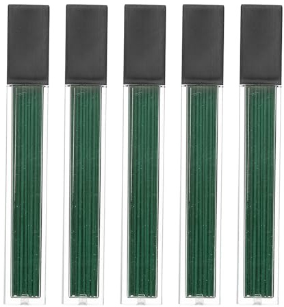 PATIKIL Druckbleistiftminen, 0,7 mm, mittlere Dicke, bruchfeste Bleistiftminen für Druckbleistifte, Grün, 90 Stück
