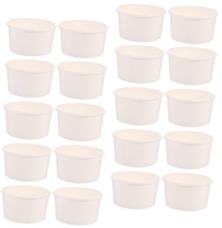 minkissy 100pezzi Coppette Di Da Coppette Per Gelato Dessert e Budino Materiali Resistenti Insapori Riciclabili Per Negozi Al Dettaglio