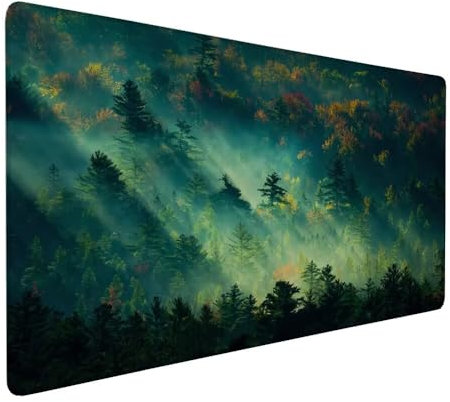 Japanese Mouse Mat 1000x500x3mm XXL Landscape Mouse Pad Large Desk Pad, Water-Resistant Surface with Non-Slip Rubber, Extended Japanese Mousepad Computer Keyboard for Laptop Gaming Office Work X-908