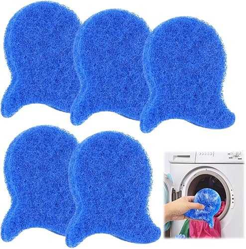 Reusable Pet Hair Sponges – 12 Pack | Washable Lint Remover for Laundry, Furniture, Car & Clothes | Collects Hair, Fur, & Dust