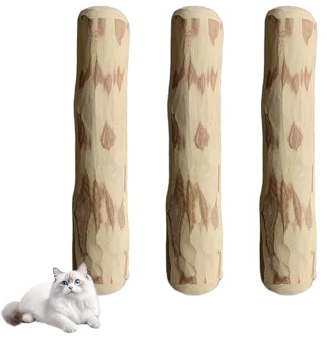 Enjoyaa Kaffee-Holz-Kauspielzeug, 3 Stück, 14 cm, Kaffeestäbchen für Hunde, Stickspielzeug, Welpenspielzeug, Kauspielzeug für Welpen, Welpen, Zahnspielzeug für kleine und mittelgroße Hunde und Welpen