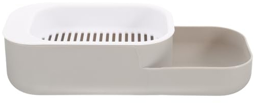 DIYEAH Maceta Hidropónica para Hierba Gatera sin Tierra Color Gris Claro Caja de Cultivo Práctica y Ligera para Plantas Domésticas Adecuado para Balcón y Hogar Sistema de Riego Fácil