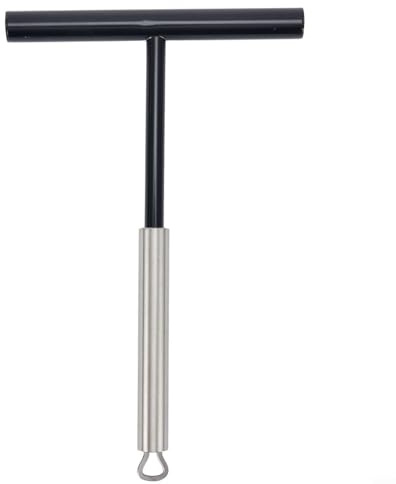 NbgrvB Crepe Nylon Acciaio per Fare Crêpes Utensili Spandiconcime in Acciaio Inox per Pancake Strumento con Manico Sagomato Bordo Sottile e Anche Ba