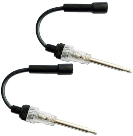 LIFKOME Probador de Encendido para Bujías Dos Orificios, 2 Piezas, Material Metálico y Plástico, Herramienta para Diagnóstico y Prueba del Sistema de Ignición