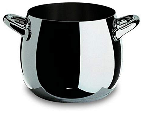 Alessi Mami Stockpot, Stainless Steel, 20 cm (SG100/20), Silver
