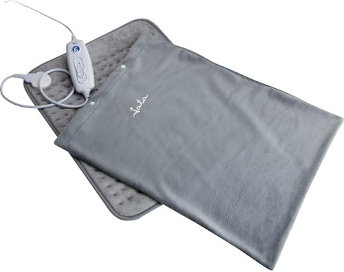 Jata CT20 Manta Eléctrica Mando Regulador con 6 Niveles Calor Inmediato Flexible Suave y Transpirable Medidas 50 x 40 cm Funda Extraíble y Lavable
