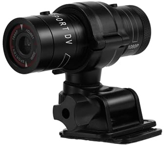 DV, Caméra Vidéo d'Extérieur étanche Full HD 1080P avec Microphone, Objectif Grand Angle Mini Sport Cyclisme DV avec Support à Vélo