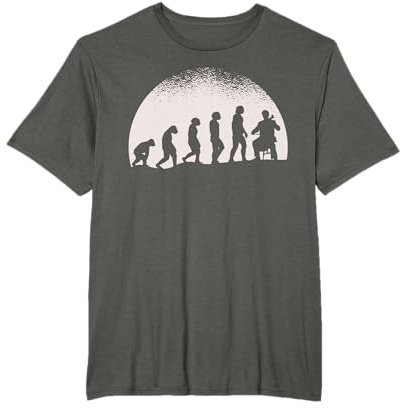 Mond Cellist Geschenk Evolution Cello T-Shirt