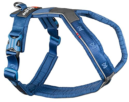 Non-stop dogwear Line Harness 5.0 |216| Führ und Alltagsgeschirr in blau, Größe:G 8