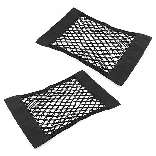 GEBAUM Kofferraum-Organizer, 2 Stück Autozubehör, 38 × 25 cm Kofferraum-Taschen, Klettverschluss, Aufbewahrung für Flaschen, Lebensmittel und das Nötigste