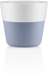 Eva Solo Lungo Mug Cielo Azul Set de 2 Tazas de Café Porcelana / Silicona 230 ml